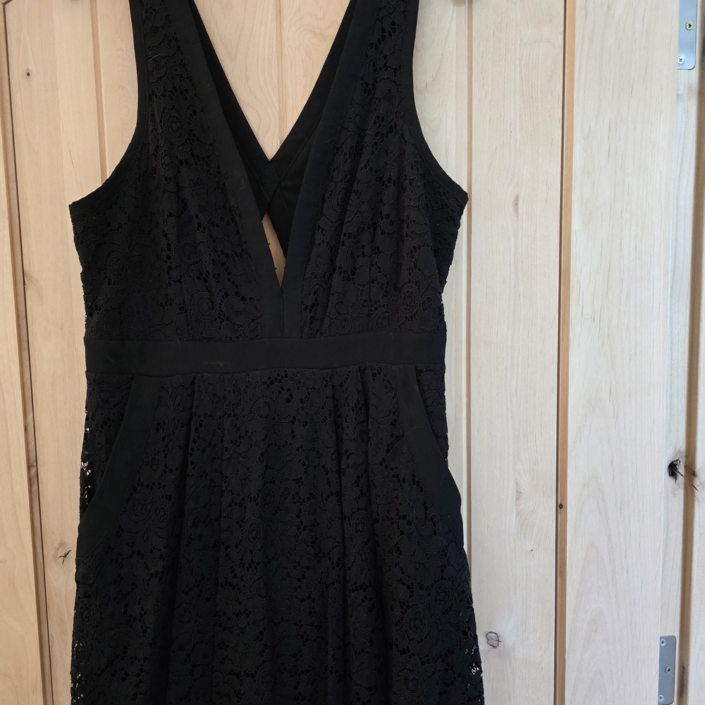 Elegant Black Lace Dress
